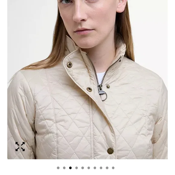 Barbour Women's Beige Quilted Utility Jacket - Picture 4 of 8